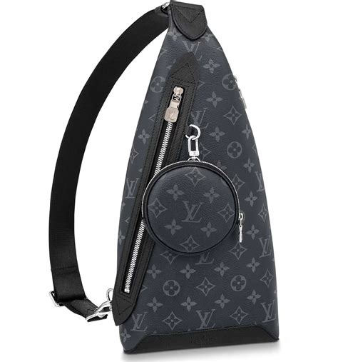 all black louis vuitton sling bag